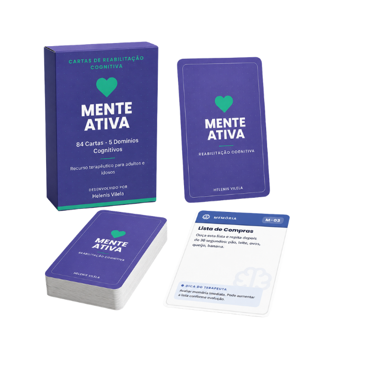 Baralho Mente Ativa - Reabilitação Cognitiva